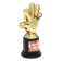 The award figure "You are smart", five, cup, plastic, gold, 10.5 x 6.5 cm.