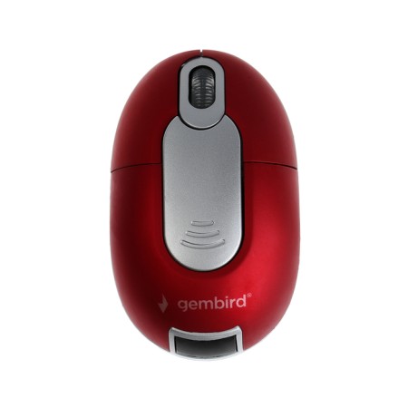 Mouse Gembird MusW-605, wireless, optical, 1200 dpi, 2xaaa, USB, red-2