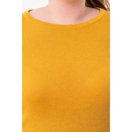 Female jumper, size 54, mustard color-4
