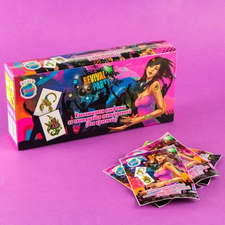Caramel "for beauties", with a luminous tattoo 1 g