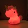 Non-Meshsh "Antistress Unicorn" LED white-violet 18x10x16 cm