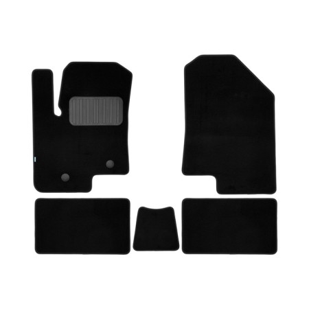Rugs in the Premium salon for Changan CS35Plus 2021-, crossover, 5 pcs, textiles