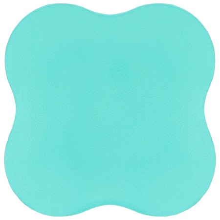 Rug for yoga sangh flower, 20x20 cm, turquoise color-2