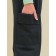Pants for girls, height 116 cm, black color