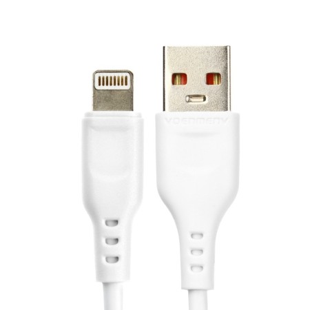 D -01L cable, Lightning - USB, 2.4 A, 1 m, white-1