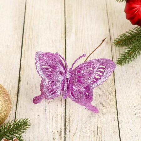 Decor "overflow" a double butterfly, 14x20 cm, mix