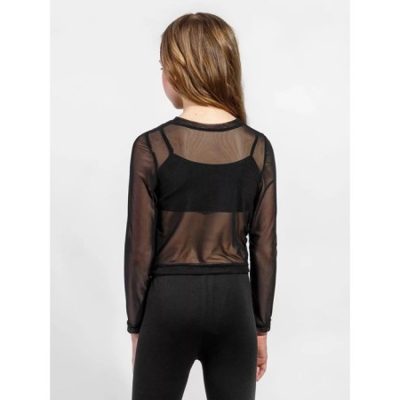 Top for a girl, height 134 cm, black color-4