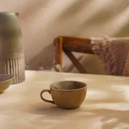 Porcelain mug SL Home "Sandy Breeze", 250 ml, beige color-3