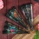 Fan plastic "flowers" mix 24 cm