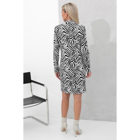 Women's dress, size 58, black color-1