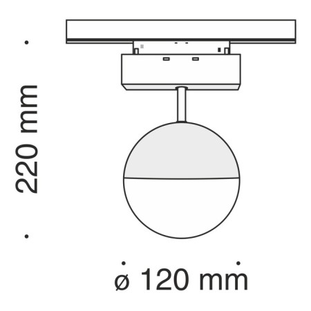 Technical TR017-2-10W4K-B, LED, 10 W, 120x120x215 mm, 1000 lm, 4000k, black, black-3