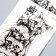 Tattoo on the body black "cat games" 10.5x6 cm
