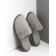 Slippers female closed nose, size 36-38, color gray color