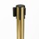 Fencing stand, with exhaust ribbon-180 cm red, height-80 cm, diameter 6 cm, floor diameter-32 cm