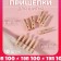 Brongs for sewing, 3 × 0.5 × 0.3 cm, 10 pcs, beige color