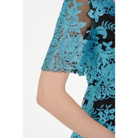 Dress lace, size 50, blue color-2