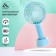 Luazon Lof-02, 3 speeds, 800 mAh, turquoise portable fan