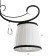 Jenny chandelier 3XE14 40W black and gold 56.5x56.5x36.5 cm Bayerlux