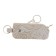 Key of zipper, ring, beige color