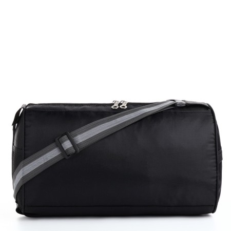 Sports bag with lightning, long belt, black/red color-2