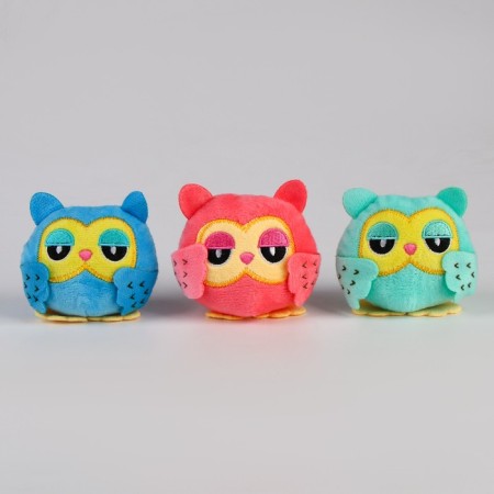 Soft toy "owl", mix, in showbox-2