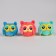 Soft toy "owl", mix, in showbox