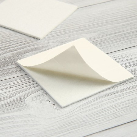 Furniture pad Tundra, 85 x 85 mm, square, white, 2 pcs.-5