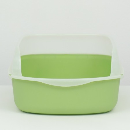 Toilet with side, 50x35x18 cm, green-3