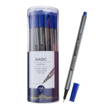 Capillary pen Basic Fineliner, node 0.4 mm, blue rod