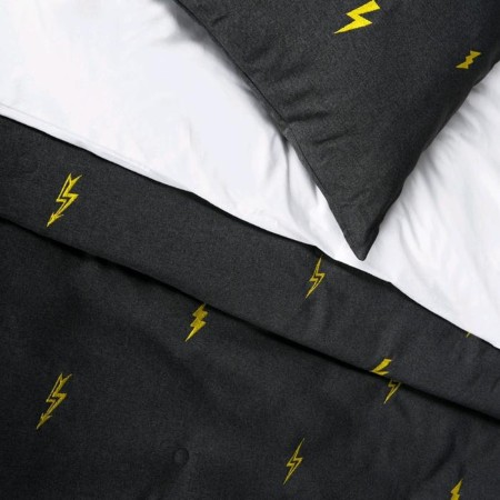 Set "Flash": a bedspread 160 x 220 cm, pillowcases 40 x 40 cm - 2 pcs, wet asphalt-3