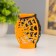 Spout "Web" LED RGB 3XAG10 Orange black 6x6x9 cm Risalux