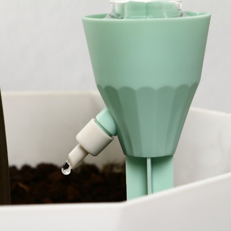Auto -polyove for indoor plants, under a bottle, adjustable, with a tap, of plastic, height 17.5 cm, mix, Greengo-12