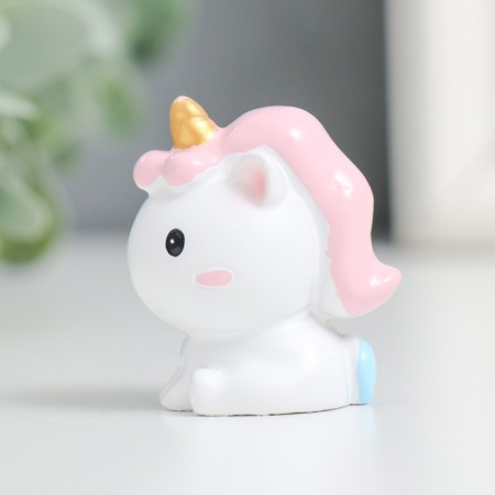 Polystone souvenir "Unicorn with hairstyle" mix 2.3x3.5x4 cm-3