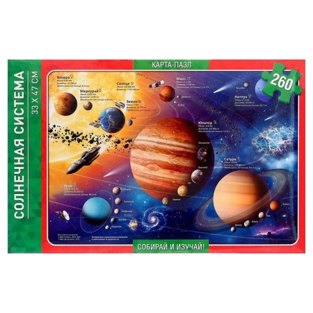 Pazle map "Solar System", 260 elements-5