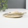 Standing interior polystone "Liszt" Light gold 17.5x13x1.8 cm