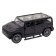 Inertial Funky Toys "Safari", Die-Cast, 1:32, opening doors, black color Black
