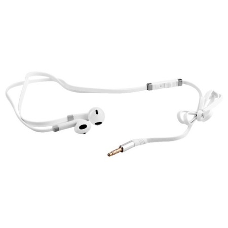 Headphones Ergolux ELX-WHP02-C01, wired, inserts, microphone, jack 3.5mm, 1.2m, white-1