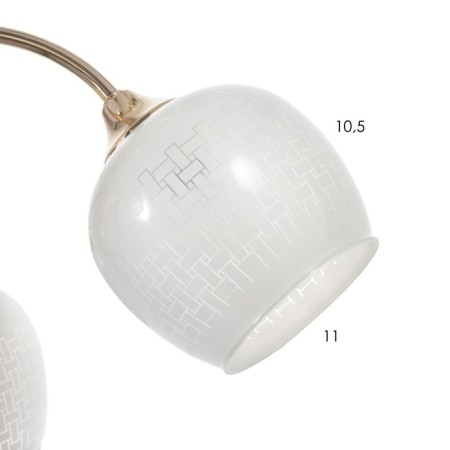 Sonata chandelier 5he27 40W gold 65x65x33-54 Bayerlux-5