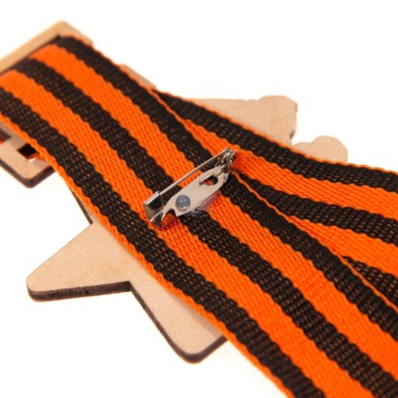Wooden icon "Great Victory!", With a ribbon, soldier-2