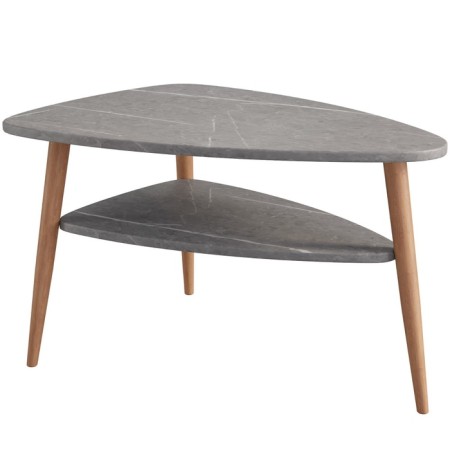 Commerce table "Trio Mini", 695 × 500 × 418 mm, color black marble-1