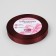 Satin tape, 12 mm × 23 ± 1 m, color ripe cherry