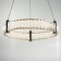 Lamp "Murano" LED 108W 3000-6000k gold 49x49x9cm