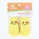 Smile sock socks, size m (3/4 * 7.5 cm), set 4 pcs, yellow