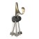 Hook furniture tundra TKO024, one -rod, bronze, 2 pcs