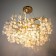 Payetki chandelier 8xg9 gold 60x60x50-90cm Bayerlux