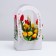 Box-Obel for flowers "for you" 22 × 12 × 38 cm, white