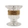 Glass candlestick, for high holy, 5 × 5.5 cm