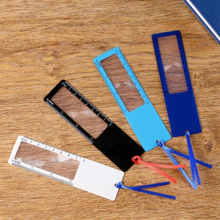 Lupa-laying 3x, ruler 8cm, mix-2