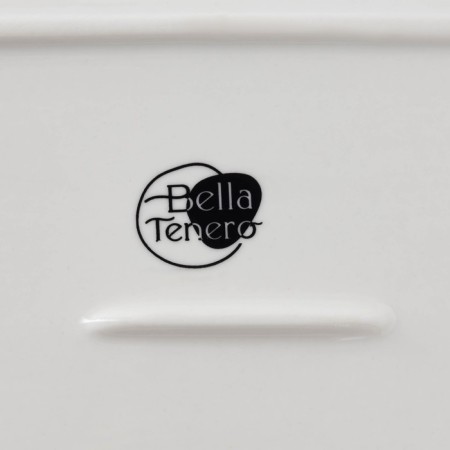 Porcelain oil on the bamboo stand Bellatenero, 500 ml, white color-3