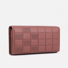 Women's wallet on magnets, powder color